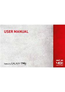 Samsung Galaxy Tab A10.1 manual. Smartphone Instructions.